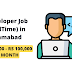 Developer Job (FullTime) in lslamabad Salary Rs 90,000 - Rs 100,000 a month