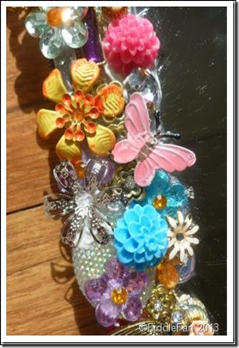 Jewelled Mirrors Upcycled 13