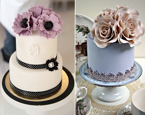 RainingBlossoms: Mini Wedding Cake Ideas