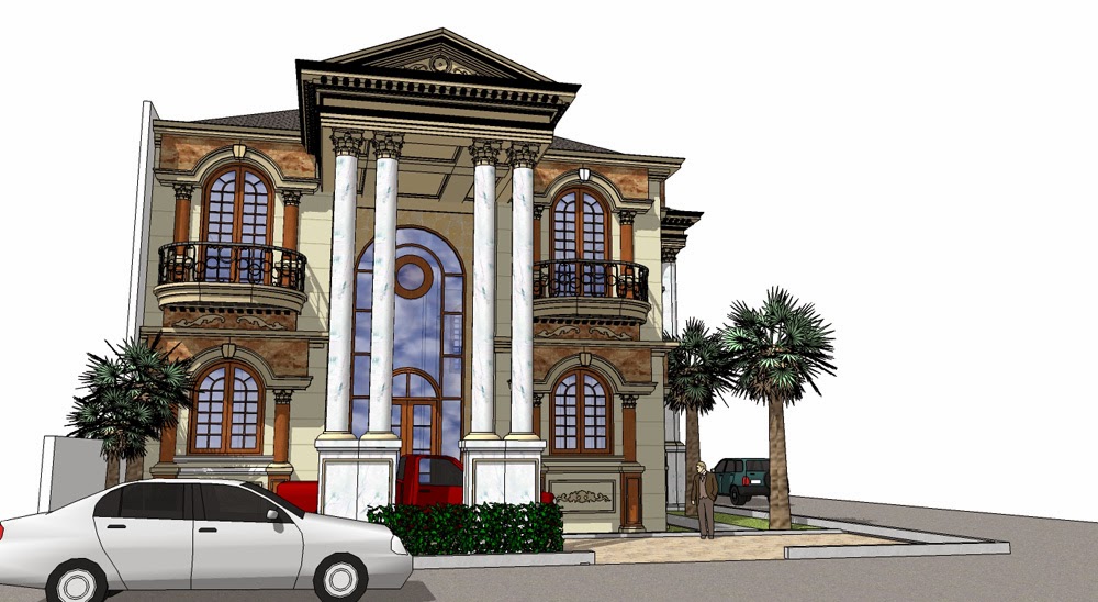 Gambar Rumah Klasik Desain Terbaru 2014 