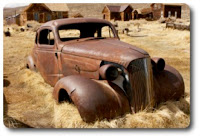 The image of an old rusted car is a metaphor for our websites. We could boast a classic wonderful website but if if its rusted underneath and the engine block is toast then the reality is it hardly works at all.