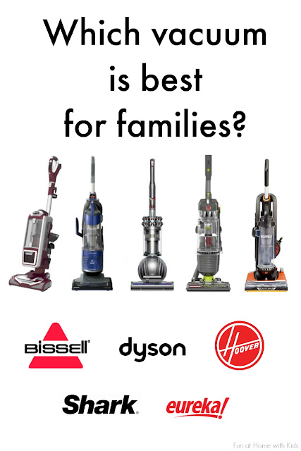 Bissell, Dyson, Hoover, Shark, and Eureka vacuums are put to the test to see which does best at keeping up with the mess created by a 6 year old who loves crafting, a 3 year old who spills food constantly, and two long-haired cats.