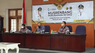 Bupati Tangerang Buka Musrenbang Perubahan RPJMD 2019-2023 Secara Virtual