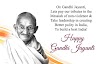 Happy Gandhi Jayanti Wishes HD images 