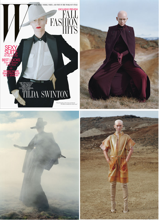 The Swinton for W Magazine Fall 2011