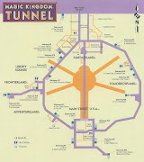 Disney World's Utilidors (disney world magic kingdom tunnel map)