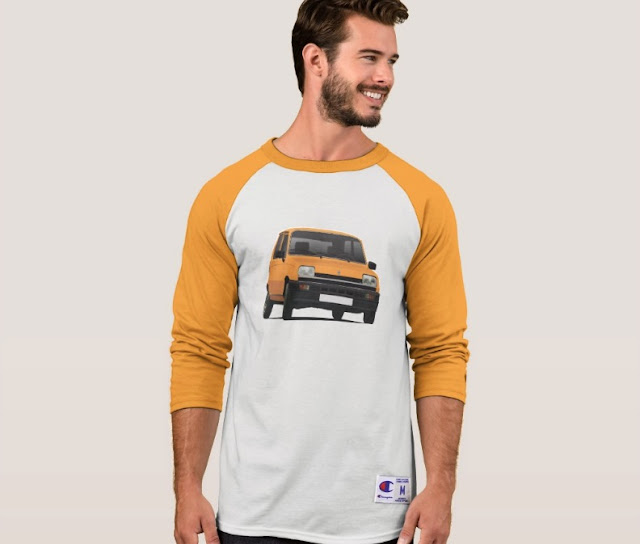 Renault 5 orange retro shirt