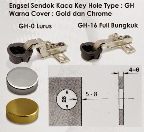  Engsel Sendok Kaca  Bintang Hardware