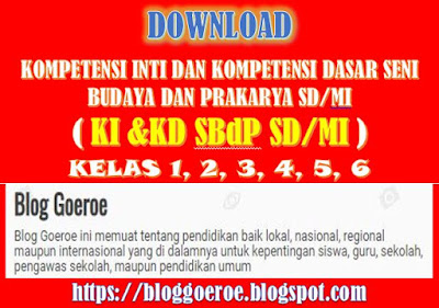  Kompetensi Inti ialah tingkat kemampuan untuk mencapai Standar Kompetensi Lulusan yang h KI-KD SBdP SD,MI KELAS I, II, III, IV, VI, V, VI-KOMPETENSI INTI DAN KOMPETENSI DASAR SENI BUDAYA DAN PRAKARYA SD/MI