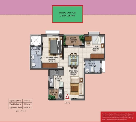 Provident Adora De Floor Plan