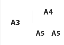 DIN A3 - A4 - A5 Maße