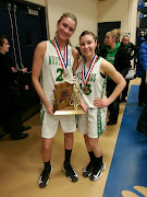 Portage's Olivia McCabe (left) and Emily Chobany. Photo courtesy of Portage . (bdrktppccaag wy)