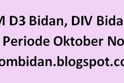 UKOM D3 Bidan, DIV Bidan dan Profesi Bidan Periode Oktober November 2020