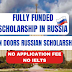  Fully Funded Open Doors Russian Scholarship | Easy Application Without Fee | No IELTS - Study Zune