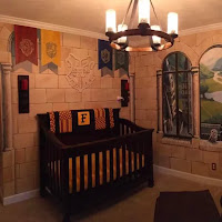 habitacion decorada de harry potter