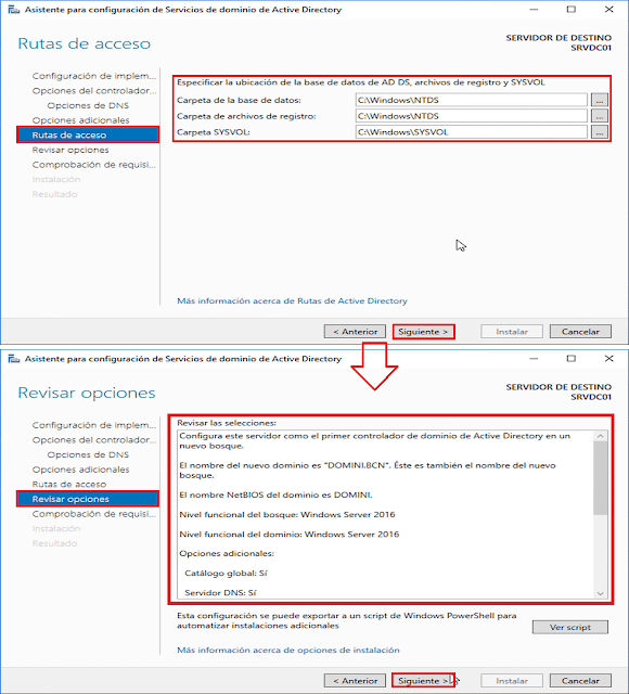 Windows Server 2016: Promocionar un servidor a controlador de dominio de Active Directory. - Comprobar requisitos previos.