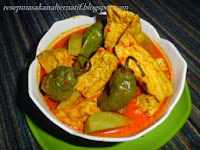 Resep Sayur Tahu  Kuning Santan Cabe Gendot