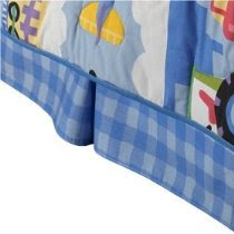 Olive Kids Trains, Planes, & Trucks Twin Bedskirt