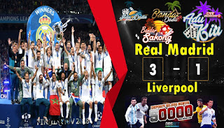 real madrid 3-1 liverpool final liga champions 27 mei 2018