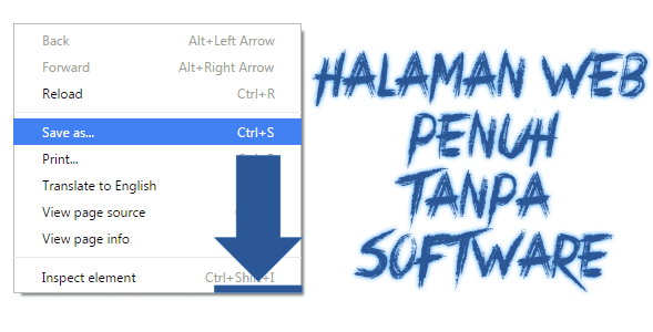 Cara Mudah Menyimpan Halaman Web Penuh Tanpa Software Tambahan