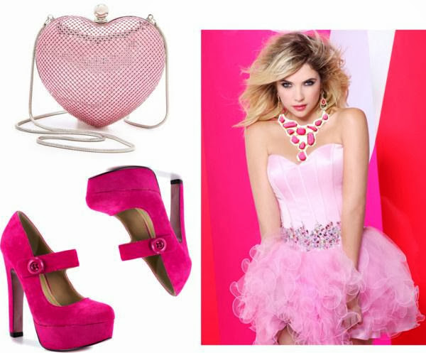 pink prom style