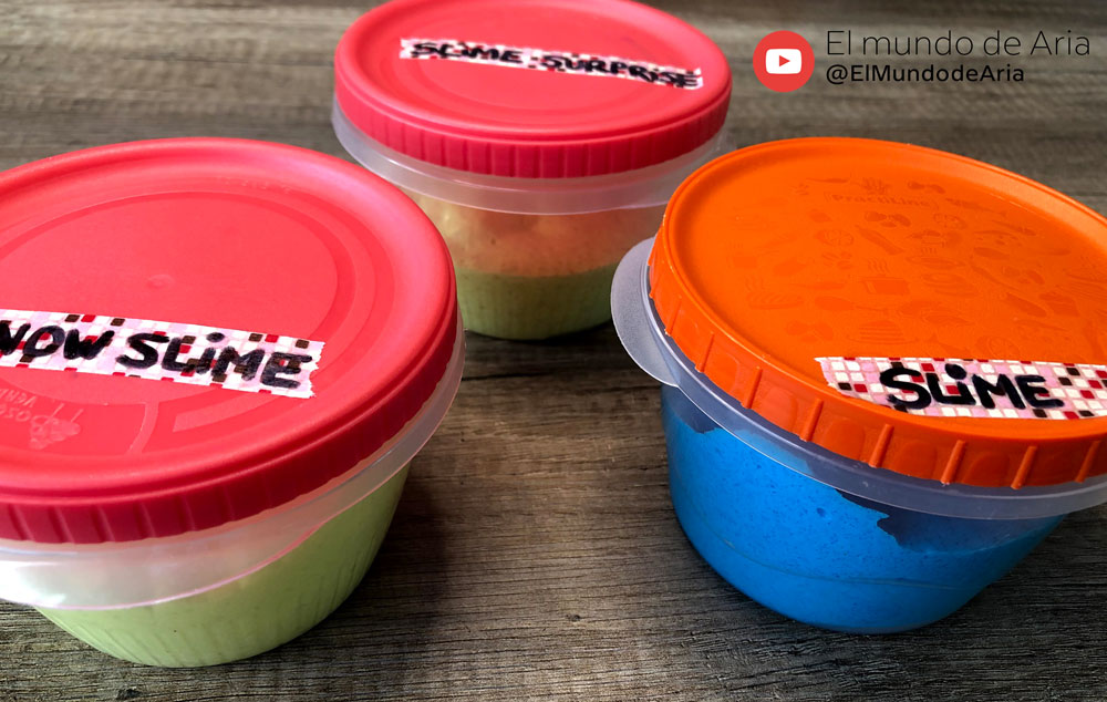 Cómo guardar el slime casero diy