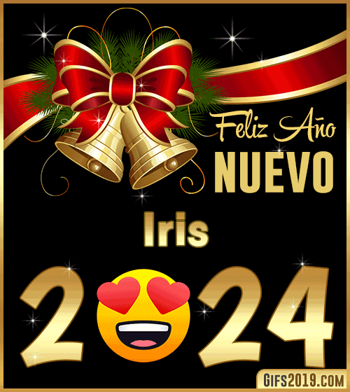 Feliz año nuevo 2024 Iris
