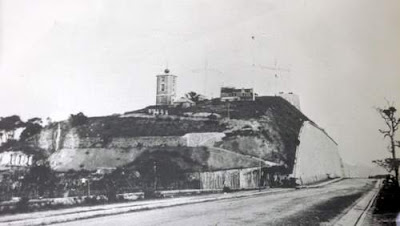 Image of the old Signal Tower, built in 1907 on top of Beacon Hill, in Hong Kong.