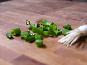 sliced green onions