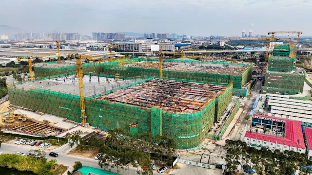 The Lingnan Cultural and Creative Industrial Park(Zhaoqing) is under construction