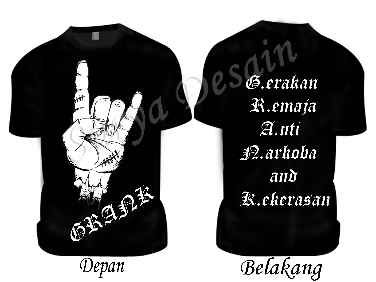 SURYA DESAIN Desain Baju Kaos