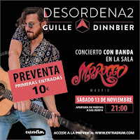 Concierto de Guille Dinnbier en Sala Morocco