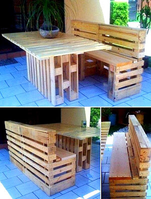 kitar semula pallet recycle idea