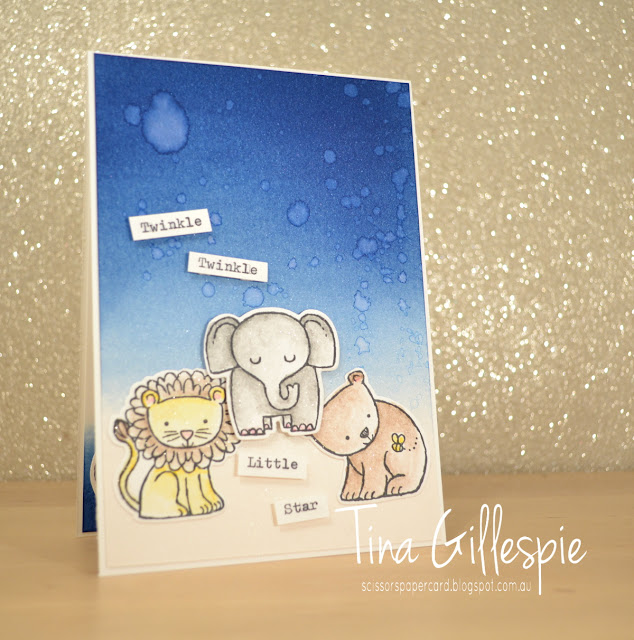 scissorspapercard, Stampin' Up!, Art With Heart, A Little Wild, Animal Outing