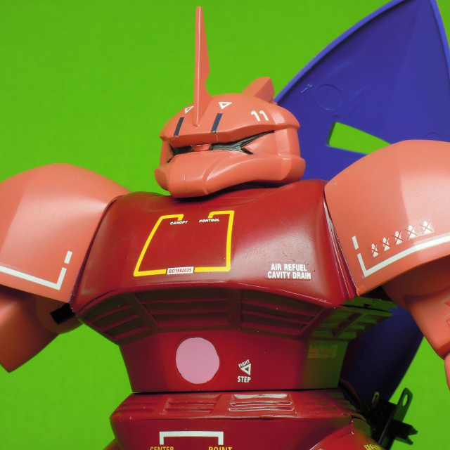 ガンプラ旧キット2672 旧キット 1 100 シャア専用リアルタイプゲルググ 改造有り