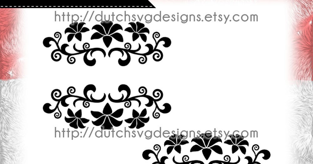 Download Dutch SVG Designs: ☆ NEW ☆ 2 Split monogram cutting files with flowers