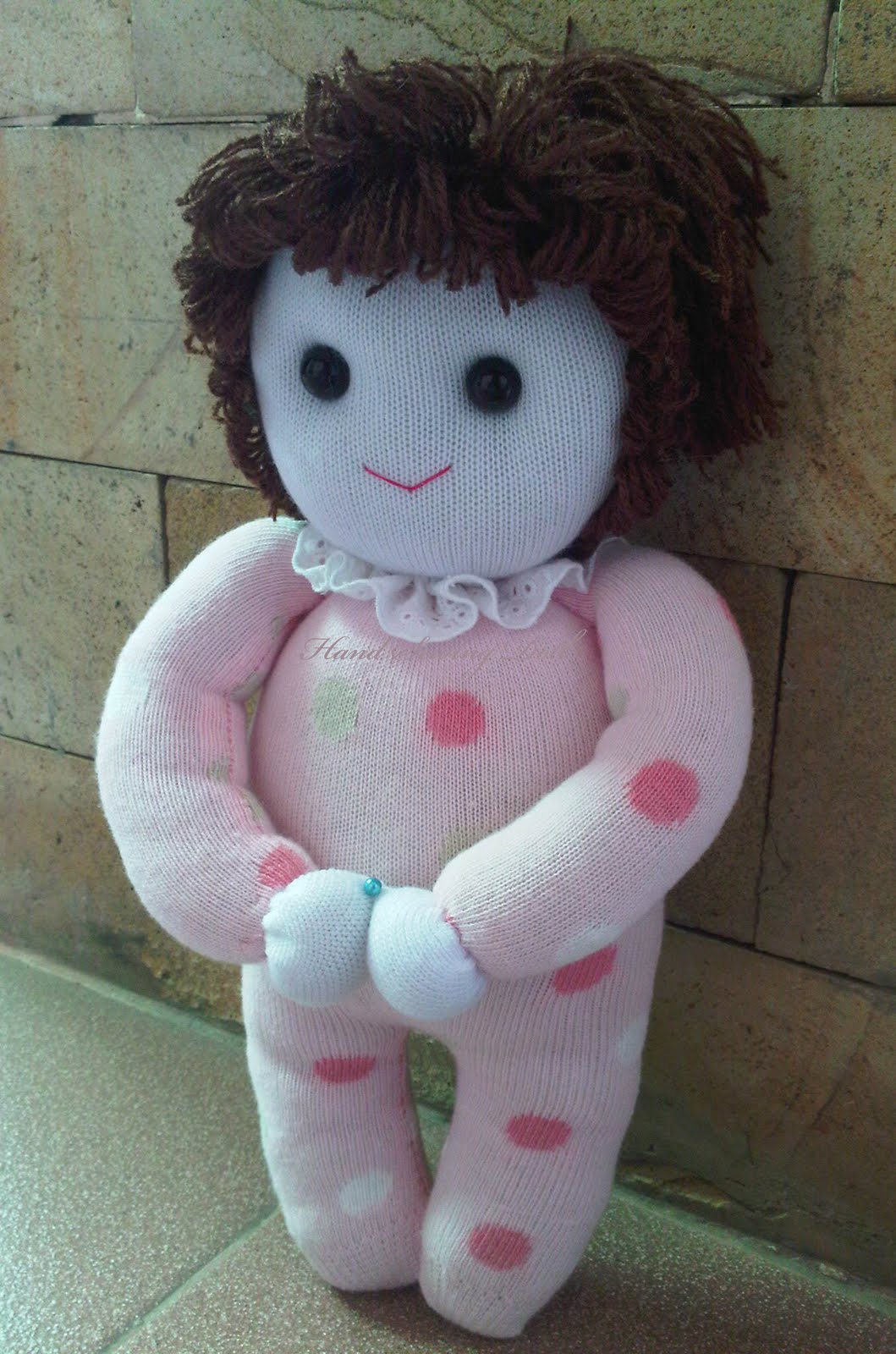 Hand Sewing Doll Boneka Anak  ukuran kecil 