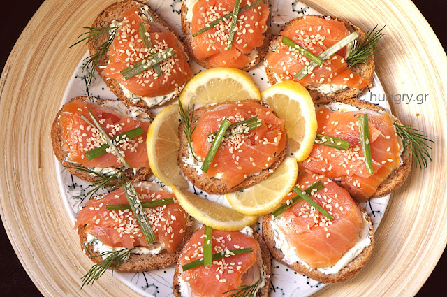 Smoked Salmon Canapés