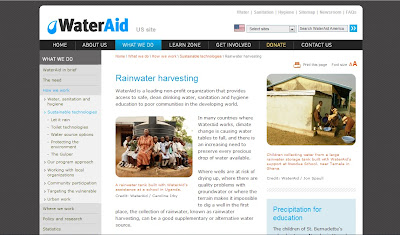 a screenshot of WaterAid America's website