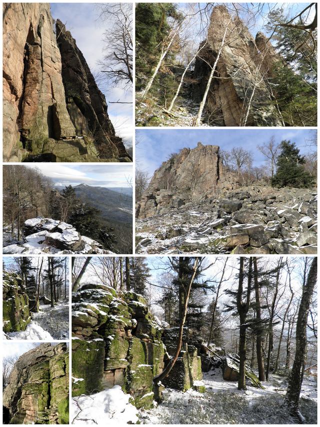 Sentier des rochers de Battert à Baden Baden