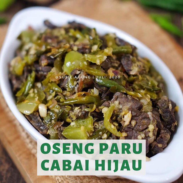 Oseng Paru Cabai Hijau