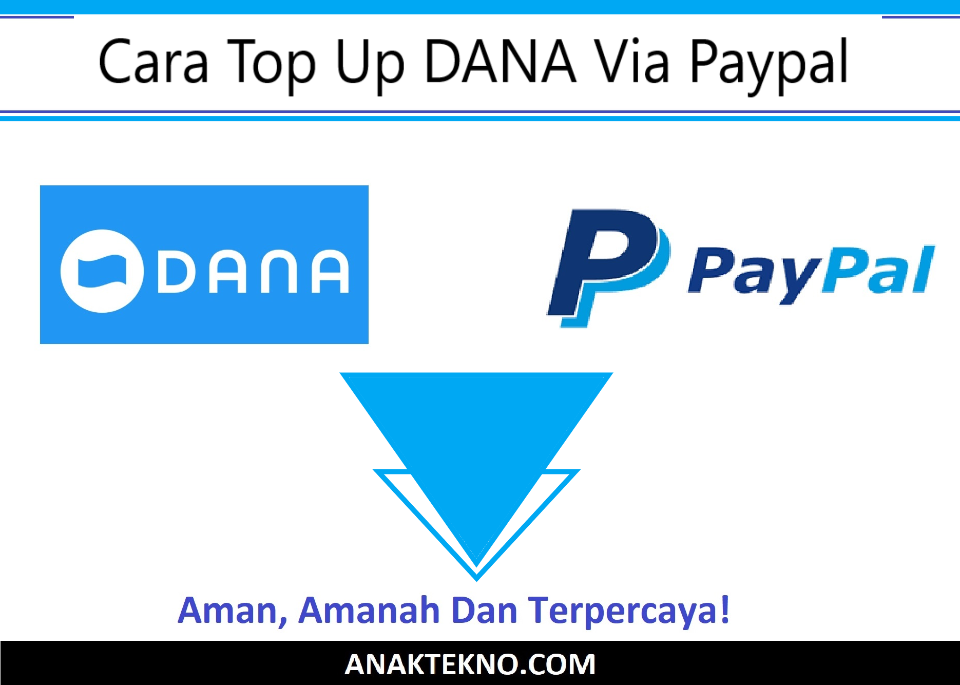 Top Up DANA Via Paypal di Bawah 10 Dollar Langsung Cair