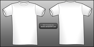 25 Template T shirt Gratis untuk Preview Desain Kaos 