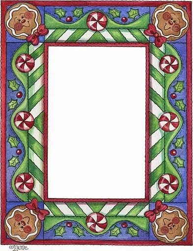 Free Printable Frames for Christmas.