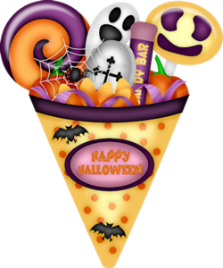 Halloween Candies Clipart.  