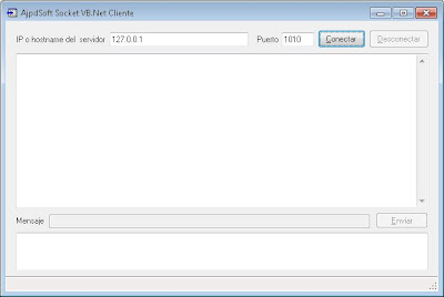 AjpdSoft Socket VB.Net en funcionamiento