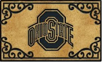 monogrammed doormat-Ohio State Buckeyes