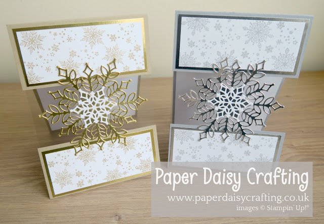 Snowfall Thinlits and Snow in Glistening from Stampin Up