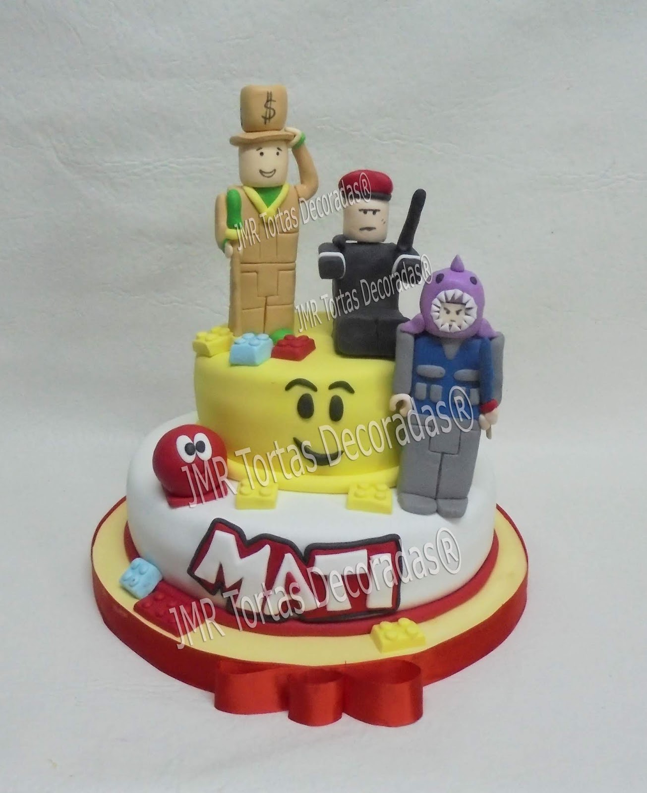 Torta Roblox Jmr Tortas Decoradas - torta roblox nena