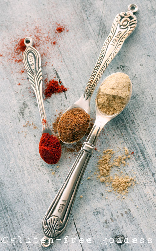 Spices for Karina's Moroccan Coconut Chick Pea Soup Recipe